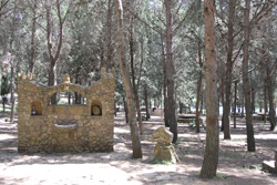 Foto all'interno dell'area attrezzata Monte Sara
