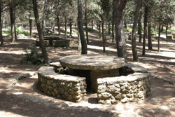 Foto all'interno dell'area attrezzata Monte Sara