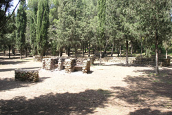 Foto all'interno dell'area attrezzata Monte Sara