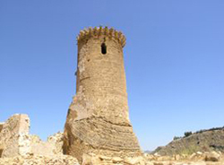 Veduta esterna torre castello