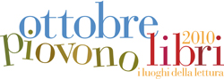 logo ottobre, piovono libri